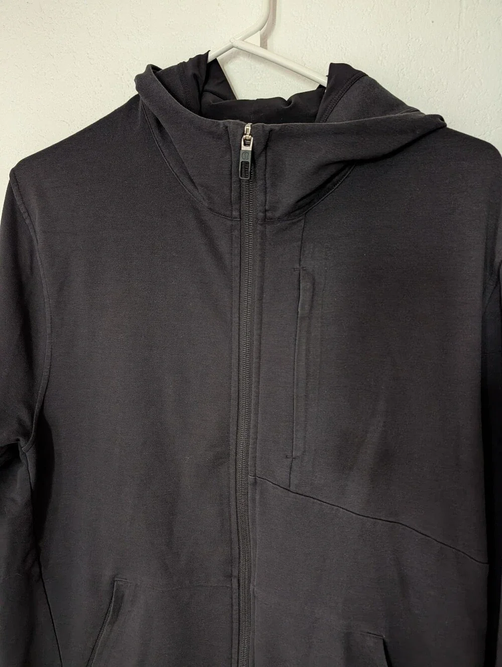 Lululemon City Sweat Full Zip Hoodie Mens Large Black Athletic Training Jacket